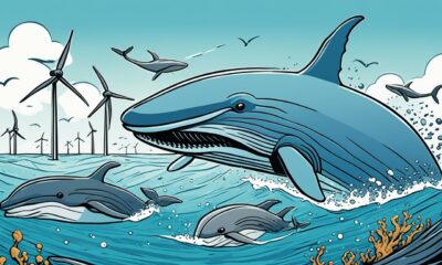 Wind Turbine In Ocean Killing Whales