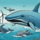 Wind Turbine In Ocean Killing Whales