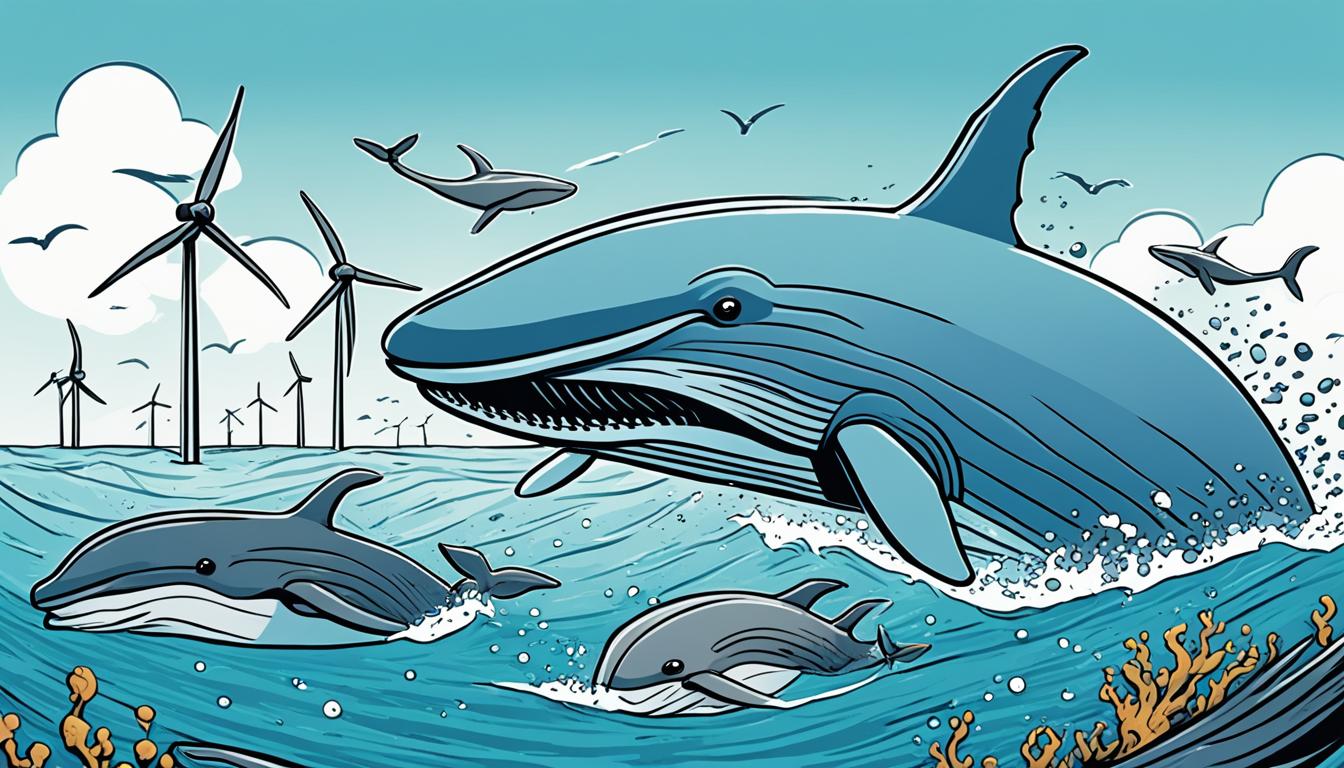 Wind Turbine In Ocean Killing Whales