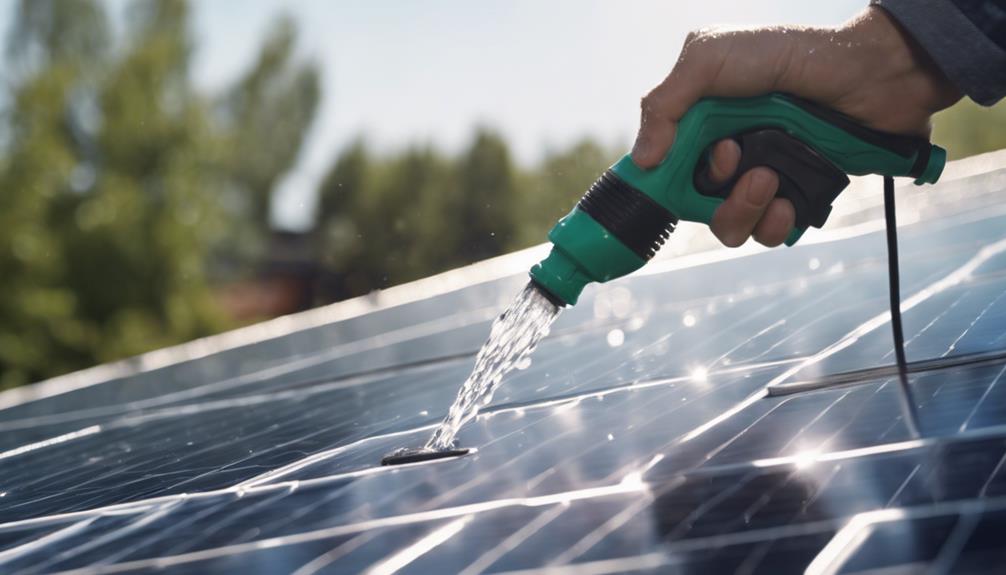 cleaning improves solar efficiency