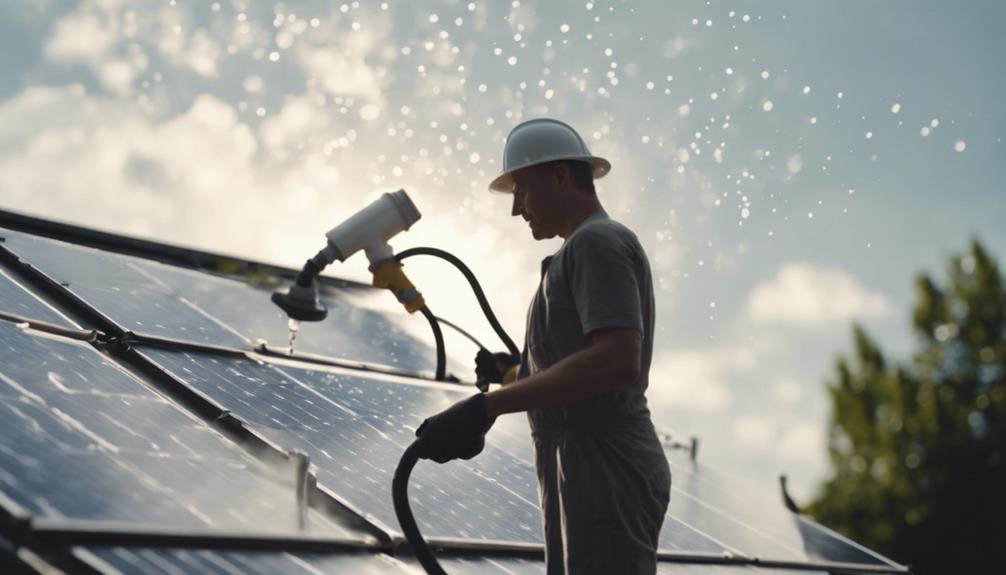 cleaning solar panels effectively