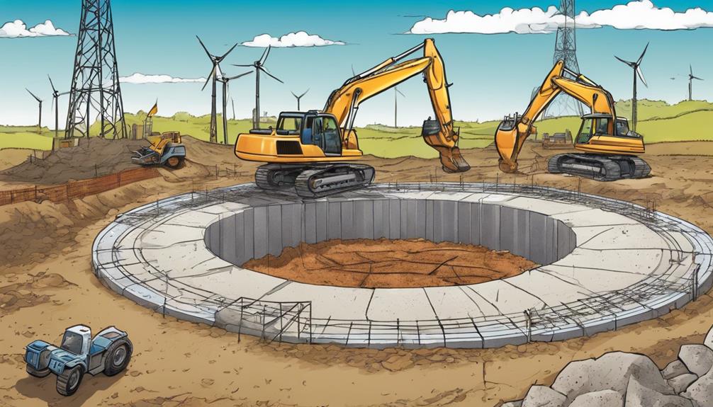 constructing wind turbine platform