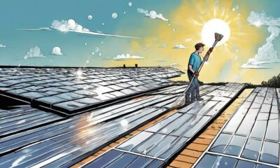efficient solar panel maintenance