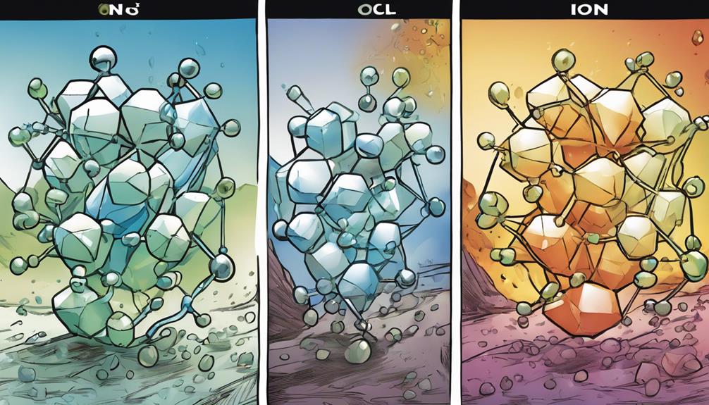 identifying ionic compound structures