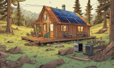 off grid living solar panels