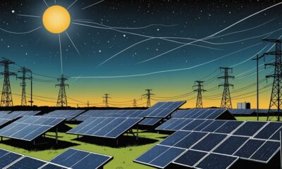 solar panel energy absence