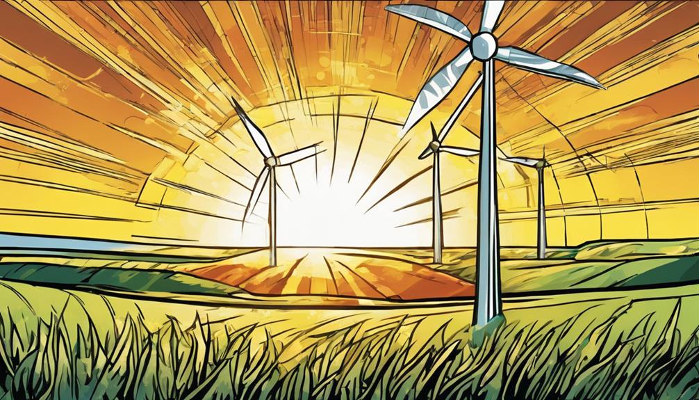 wind as solar powered energy