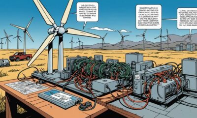 wind turbine battery connection