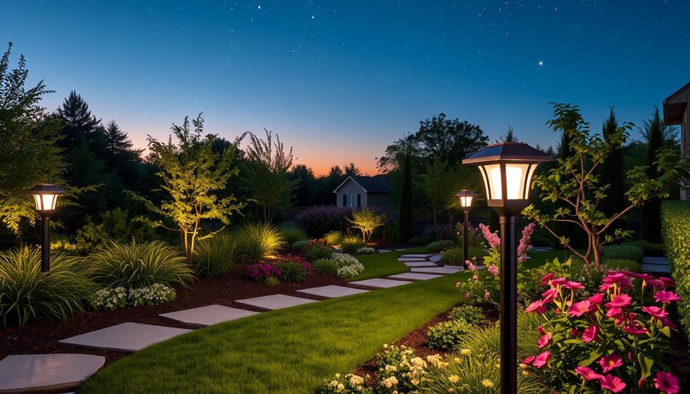 energy efficient outdoor solar lights