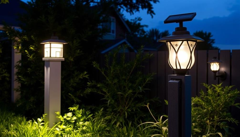 various solar lighting options