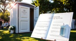 luxury porta potty rentals