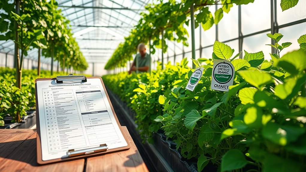 achieving organic certification steps