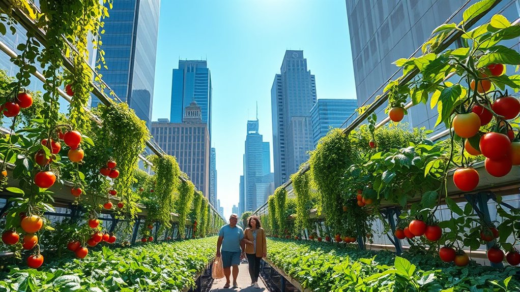 city grown fresh produce