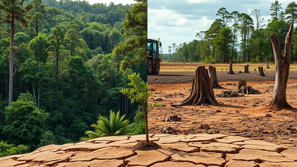 deforestation patterns in regions