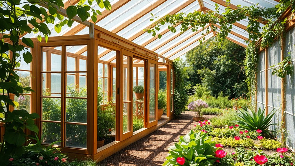 diy greenhouse frame ideas