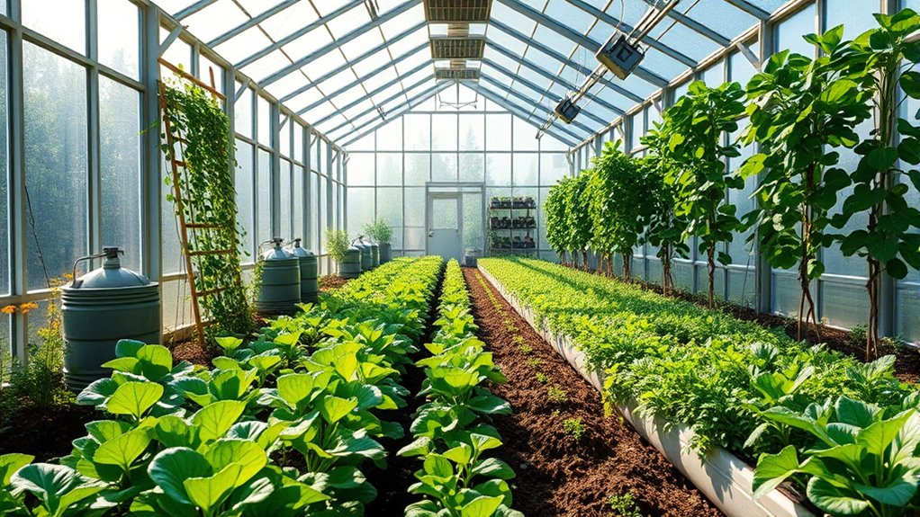 eco friendly greenhouse cultivation techniques