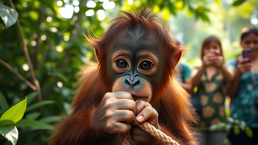exploitation of orangutans in tourism