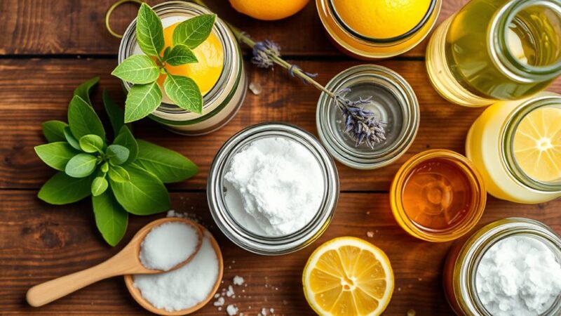 Image showcasing DIY Eco-Friendly Cleaning Products - Two Green Leaves