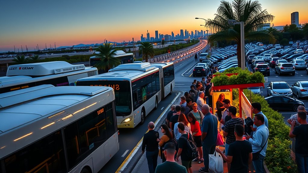 public transit reduces traffic