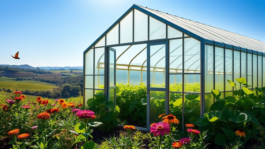 sustainable agriculture through greenhouses