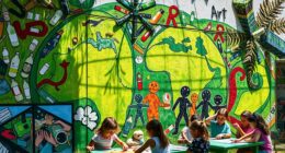 art inspires sustainable awareness