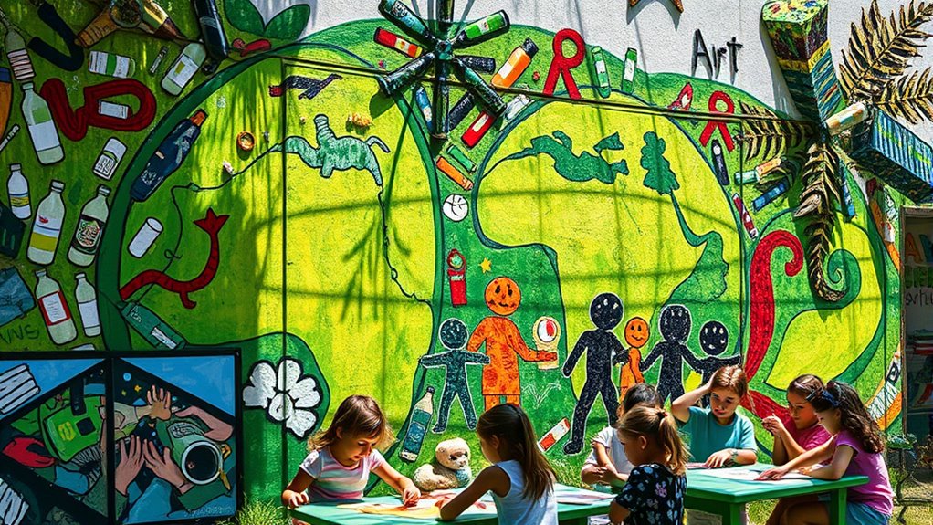 art inspires sustainable awareness