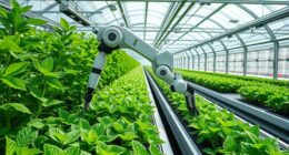automated greenhouse planting harvesting