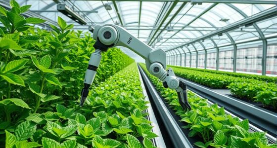 automated greenhouse planting harvesting