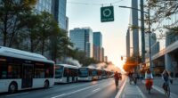 city traffic pollution reduction