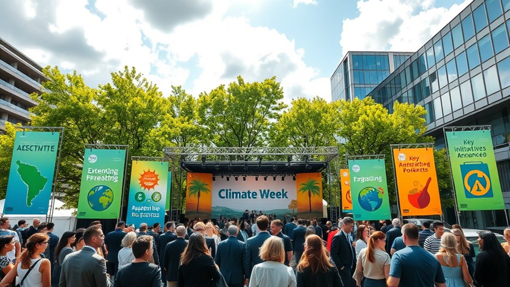 climate week initiatives announcements