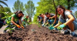 community service promotes sustainability