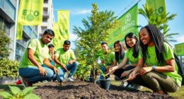 companies celebrate environmental awareness