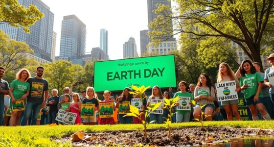 earth day promotes environmental change