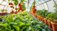 easy greenhouse crops