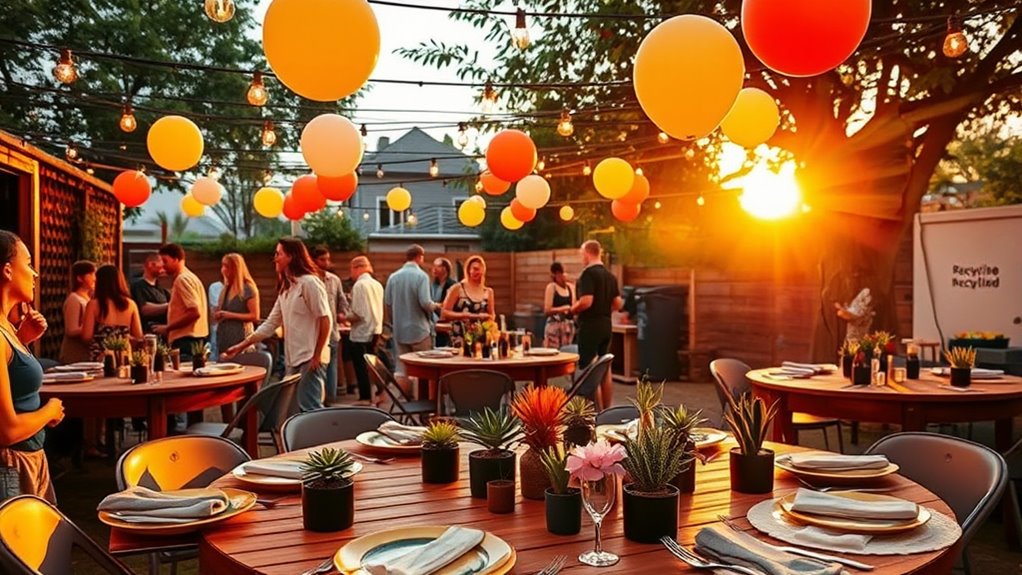 eco friendly party planning tips