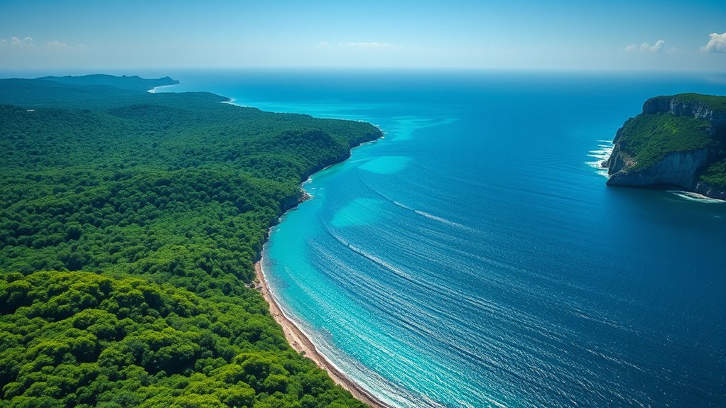 forests and oceans absorb carbon