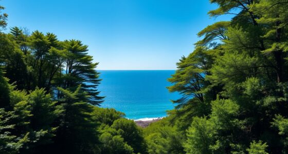 forests and oceans absorb co2