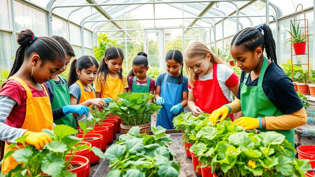 greenhouse clubs foster environmental learning