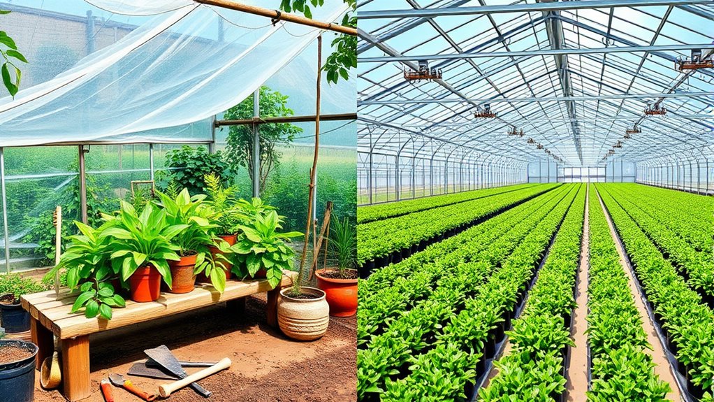 greenhouse size strategy comparison