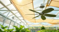 greenhouse summer cooling methods