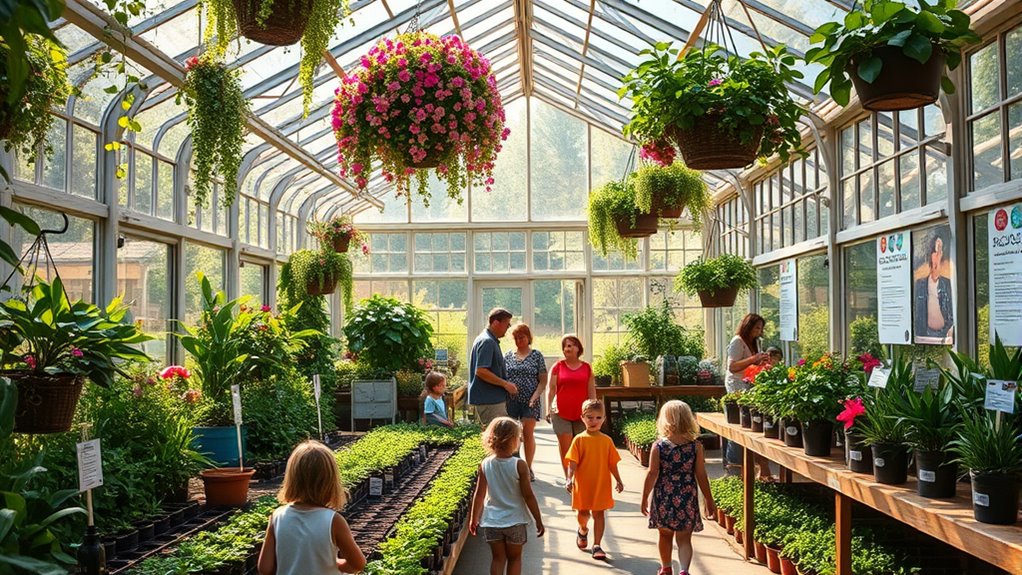 greenhouse tours and workshops