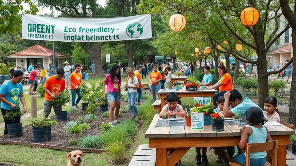 organize community environmental initiatives