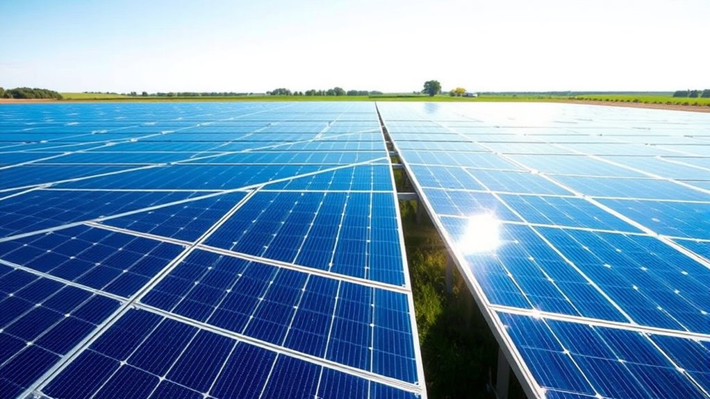 photovoltaic panels generate electricity