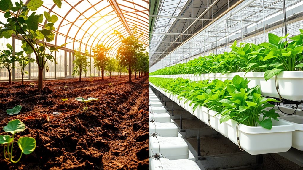 soil vs soilless growing mediums