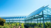 solar powered greenhouse integration