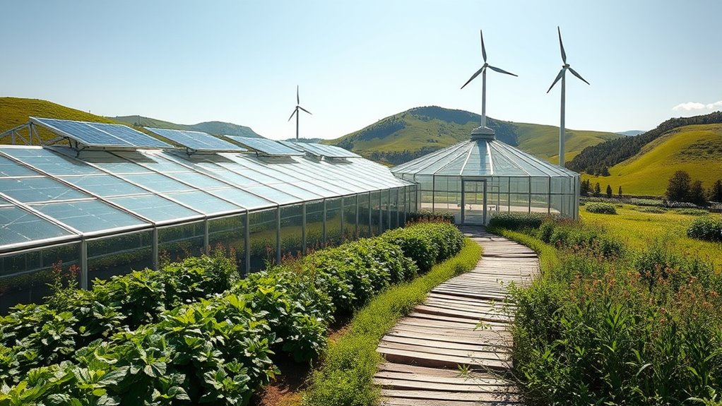 sustainable automated off grid greenhouse