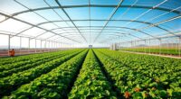 year round greenhouse food production