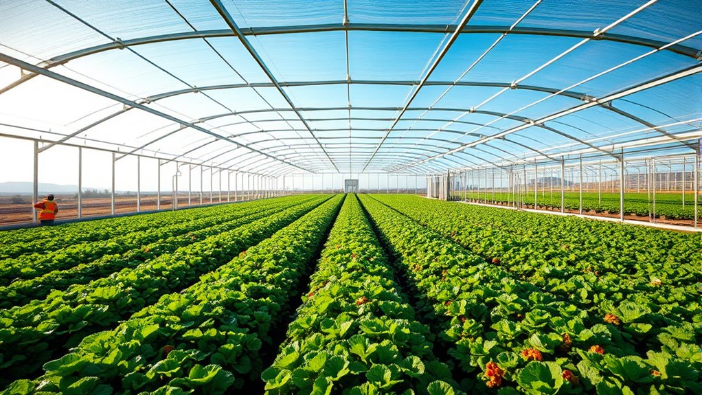 year round greenhouse food production
