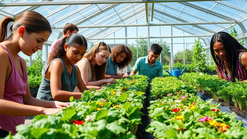 youth greenhouse sustainability clubs