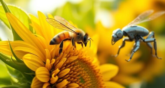 bee and bot pollination